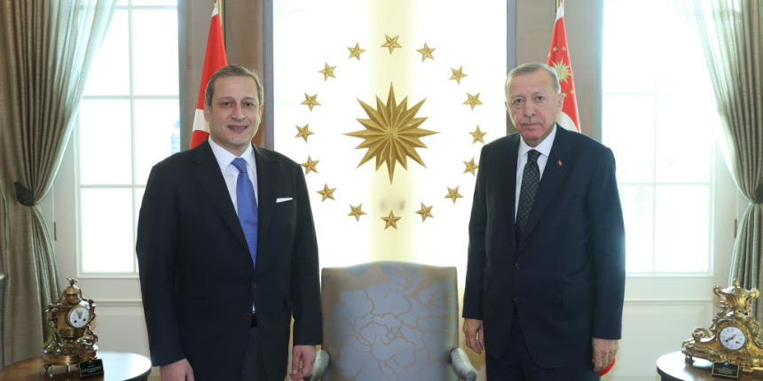 Galatasaray Başkanı Burak Elmas, Cumhurbaşkanı Erdoğan ile görüştü