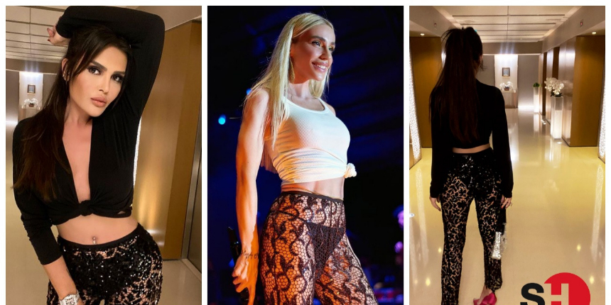 Kilo veren Selin Ciğerci'nin iddialı cesur pantolonu Instagram'ı kasıp kavurdu! Gülşen'in kıyafetine benzetildi