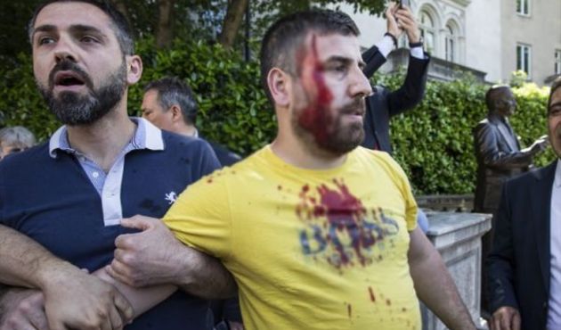 ABD, Washington'da dayak yiyen PKK'lılara da sahip çıktı...