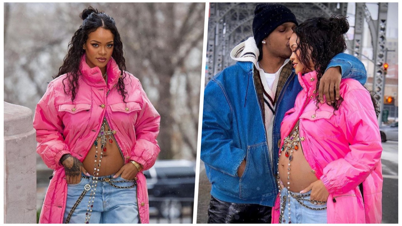 Rihanna'nın ASAP Rocky'den bebek beklediği ortaya çıktı! İşte hamilelik pozları