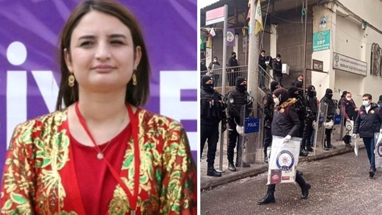 Teröristlere saygı duruşunda bulunmuştu!  DBP İl Başkanı Seval Gülmez tutuklandı