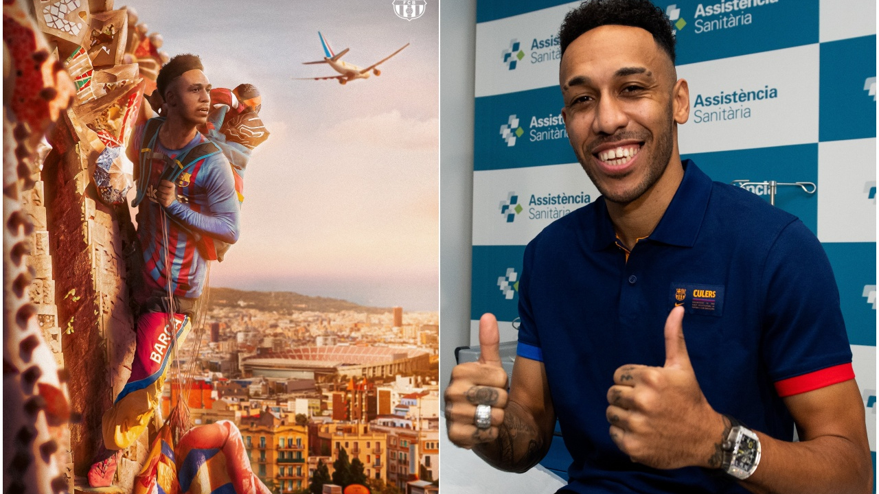 Barcelona'nın yeni transferi Pierre-Emerick Aubameyang'in serbest kalma bedeli 100 milyon euro