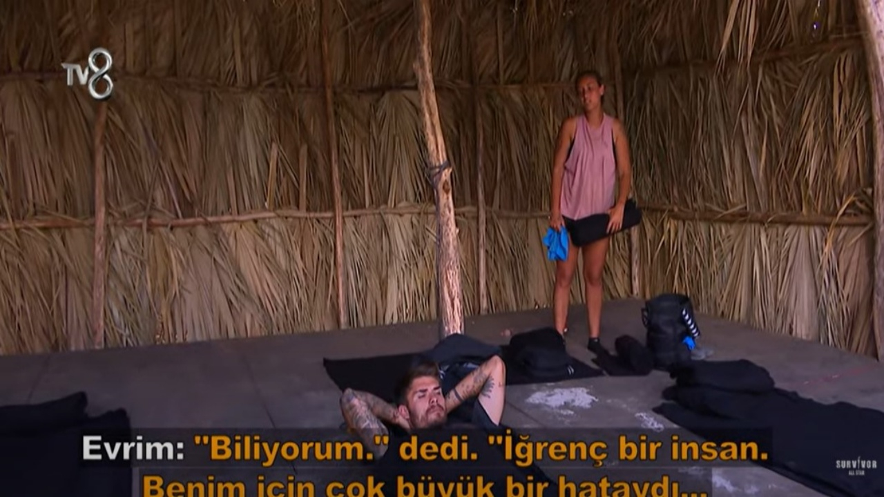 Survivor Evrim İğrenç Bulduğu Barış'ı Sürgün Adasında Nisa'ya Karşı Doldurdu! Konsey Karıştı!