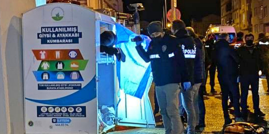 Bursa'da Ukraynalı birinin cesedi kullanılmış giysi kutusunda bulundu!