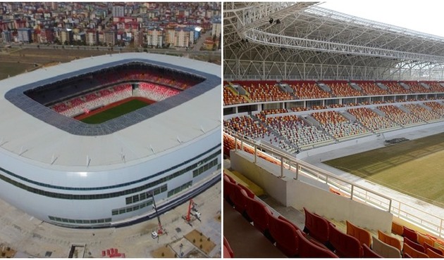 Süper Lig'in yeni ekipleri Malatyaspor ve Sivasspor'un statları parmak ısırtıyor