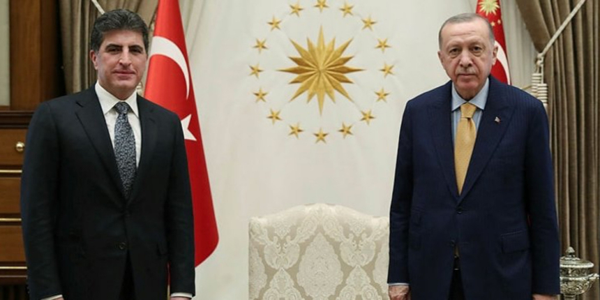 Cumhurbaşkanı Recep Tayyip Erdoğan IKBY Başkanı Barzani'yi kabul etti!