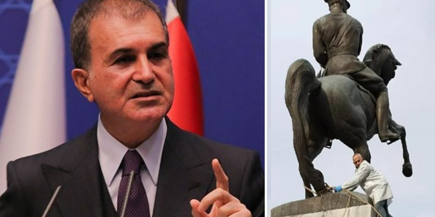 AK Parti'den provokasyona kınama: Atatürk’ün aziz hatırasına yapılan saygısızlığın temel amacı Türkiye'ye zarar vermektir