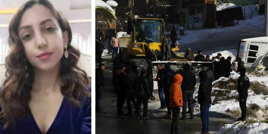 Ceylan hemşire mesaisinin ilk gününde kepçenin altında kaldı