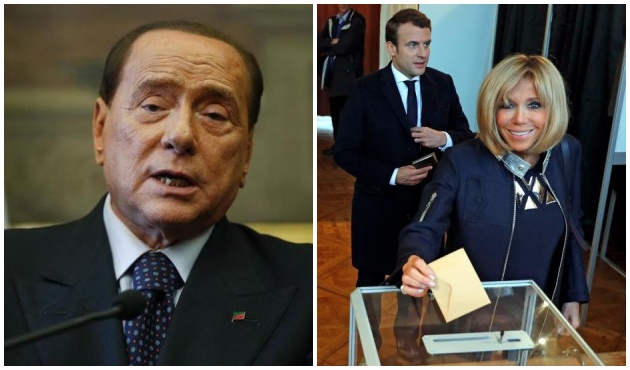 Berlusconi kendi yaşına bakmadı, Macron'un eşine laf etti...