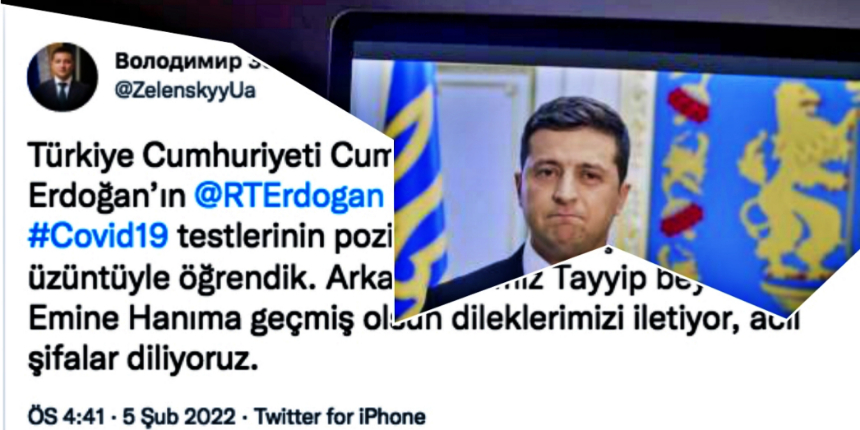 Ukrayna liderinden Cumhurbaşkanı Erdoğan'a samimi geçmiş olsun mesajı