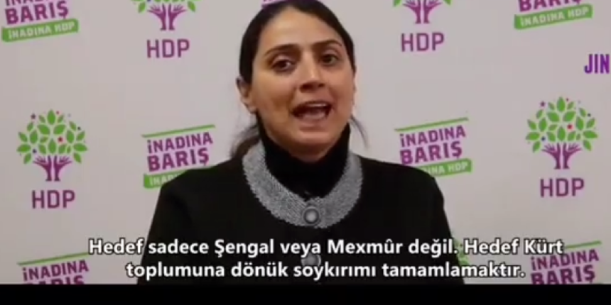 HDP'li vekil Feleknas Uca, teröristlere operasyon düzenleyen Türkiye'yi soykırımla suçladı