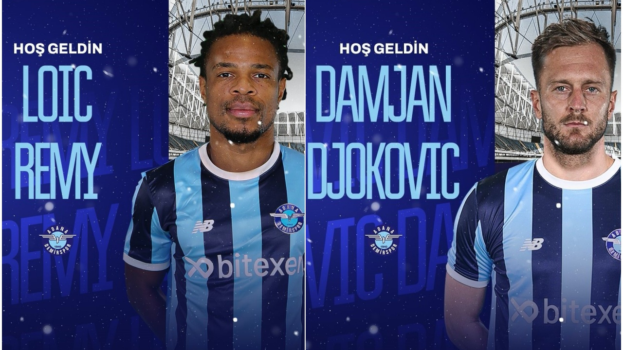 Son gün transferleri... Loic Remy ve Damien Djokovic, Adana Demirspor'da