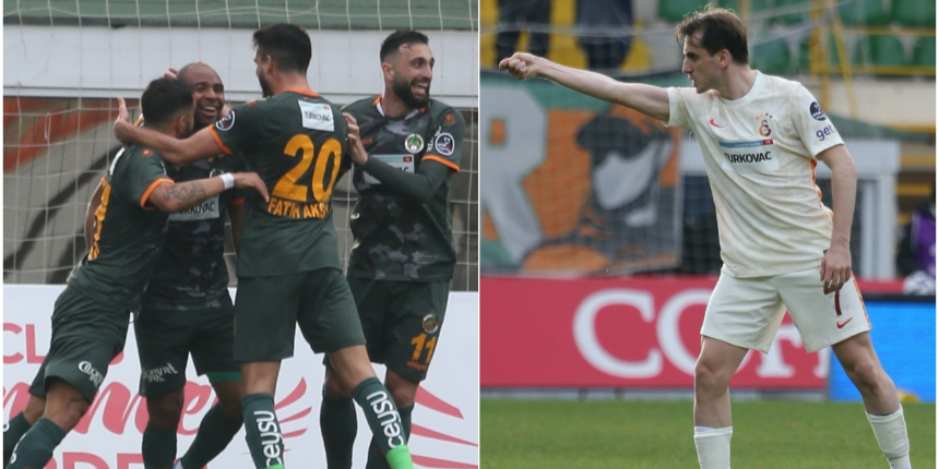 Galatasaray, Alanyaspor deplasmanında 1 puanı Kerem Aktürkoğlu'yla kurtardı...