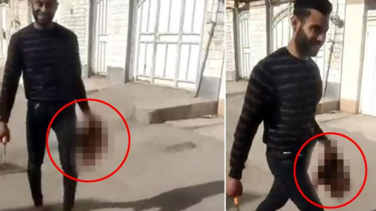 Kan donduran vahşet: Eşinin kafasını kesip, sırıtarak sokakta yürüdü! O anları bir de sosyal medyada paylaştı!
