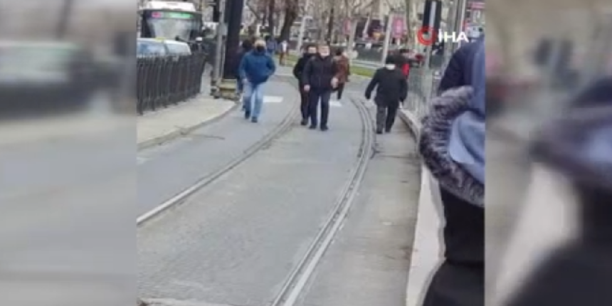 Kabataş-Bağcılar tramvay hattında arıza