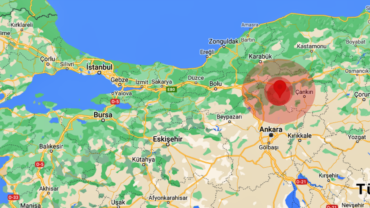Çankırı 3.4'lük depremle sarsıldı!