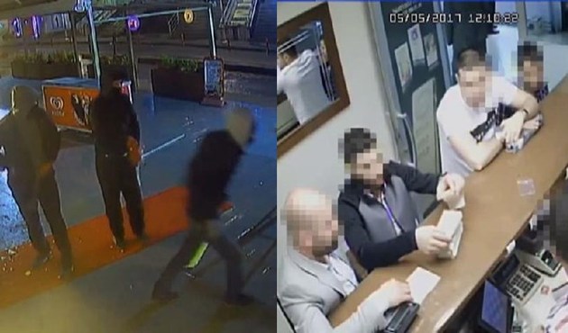 "Basma" etek giyip kuyumcu soydular/Video