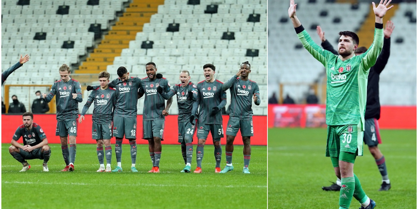 Beşiktaş çeyrek finalde! Göztepe'yi penaltılarla eleyen Kartal, Kupa'da tur atladı