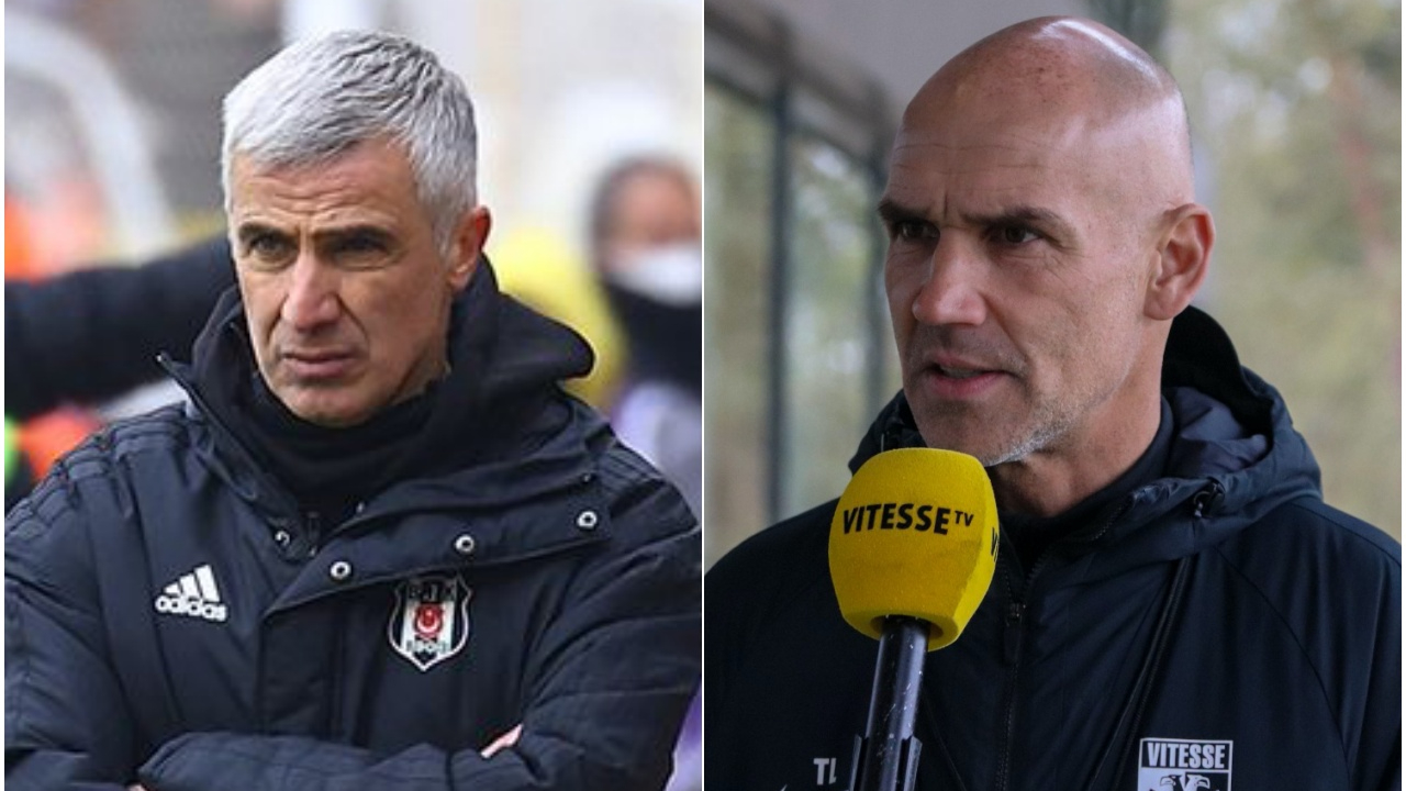 Beşiktaş son dakika... Ceyhun Kazancı teknik direktör Thomas Letsch ile görüşüyor