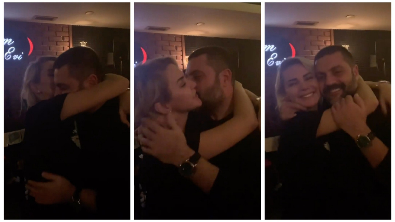 Acılı eş Ece Erken ile Şafak Mahmutyazıcıoğlu'nun romantik anları... Birbirlerine sımsıkı sarıldıkları anları paylaştı