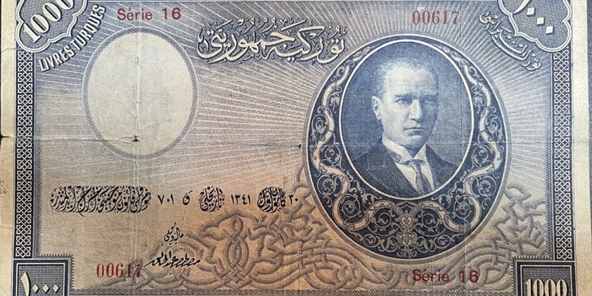 Sadece 7 adet kaldı... Türkiye'nin en değerli banknotu açık artırmayla satışta