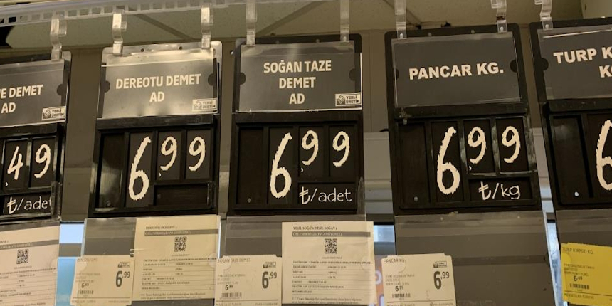 Taze soğanın tek bir dal fiyatı neredeyse 1 liraya ulaştı