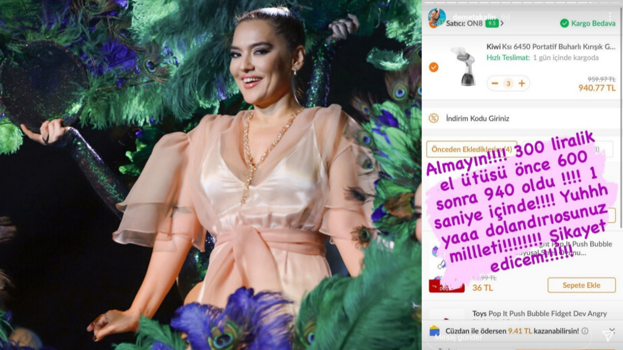 Yanlış hesaplama yapan Demet Akalın'a sosyal medya kullanıcılarından gelen yorumlar kırdı geçirdi