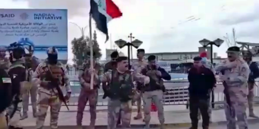 Iraklı komutanın öfke anları: Öcalan posteri asanı bu meydana gömerim!