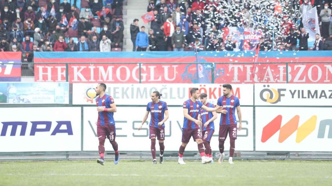 1461 Trabzon FK, 25. haftada sahasında Diyarbekirspor'u 1-0 mağlup etti