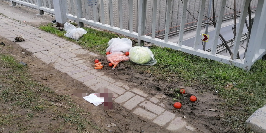 İki otomobil kafa kafaya çarpıştı, pazardan dönen kadını ezdi