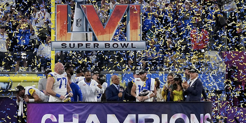 Super Bowl finalinde şampiyon Los Angeles Rams oldu