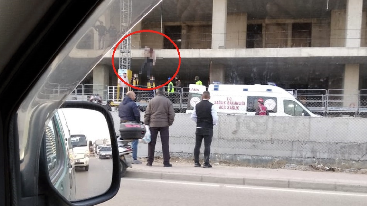 İnşaatta feci ölüm! 6'ncı kattan düştü, inşaat demirine saplandı