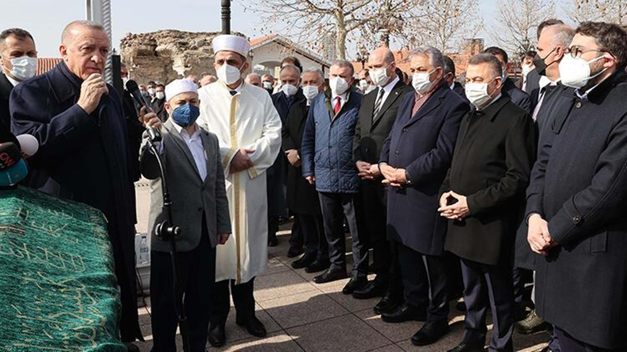 Cumhurbaşkanı Erdoğan, Ahmet Erdoğan'ın cenaze törenine katıldı