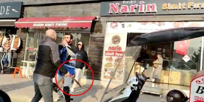 Şehrin göbeğinde testereli taksici dehşeti!