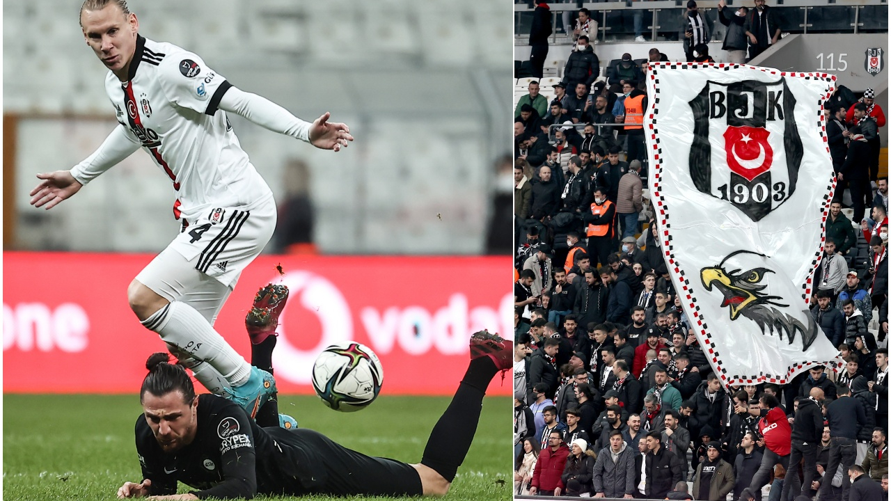 Beşiktaş galibiyet hasretini Altay maçıyla dindirdi... Tek gol; 3 puan, Vida...