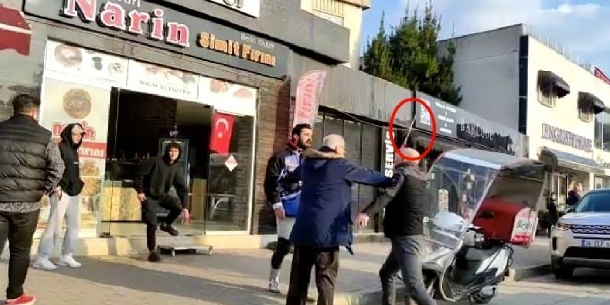 Motosikletli kuryeye testereyle saldırmıştı! O taksi şoförünün sürücü belgesine el konuldu