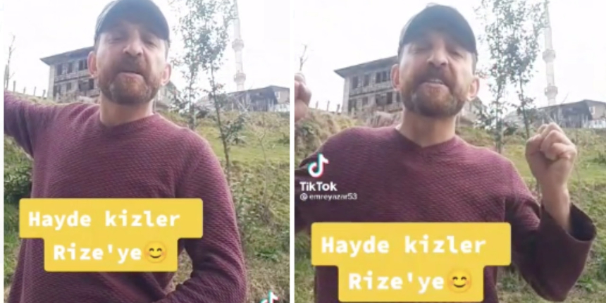 Rizeli TikTok fenomeninden Ukraynalı kızlara çağrı: Başka ülkeye giderseniz hakkum heram olsun!