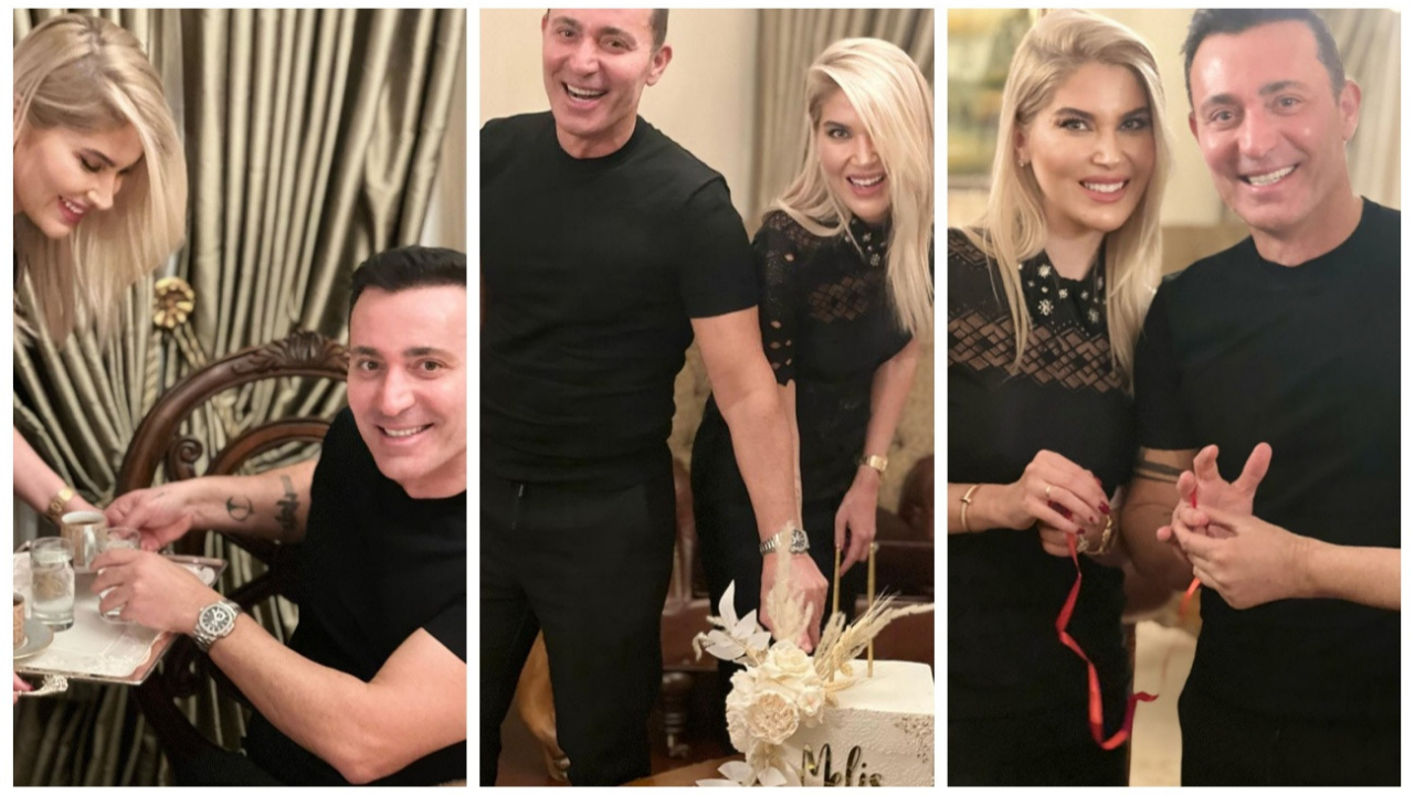 Mustafa Sandal ile Melis Sütşurup evlilik yolunda ilk adımı attı... Nişan yüzüklerini taktılar
