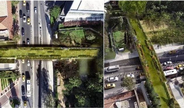 Gezi Parkı'na yapılacak köprünün görüntüleri ortaya çıktı