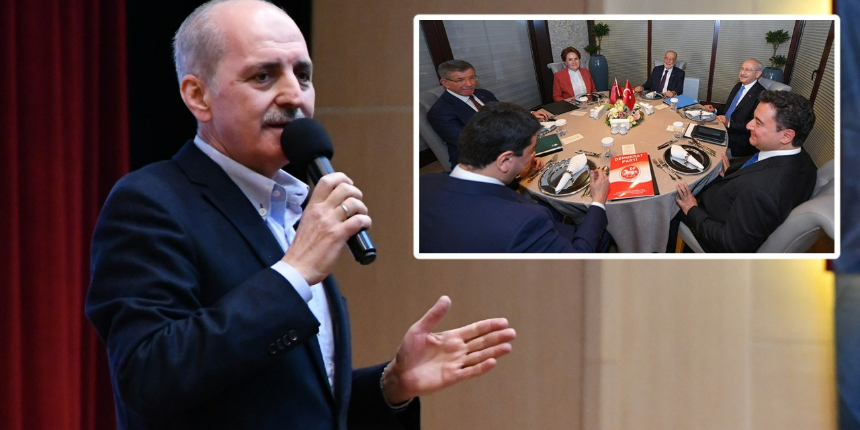Kurtulmuş: O masa altılı değil yedili, birinin gölgesi hepsinin üstünde!