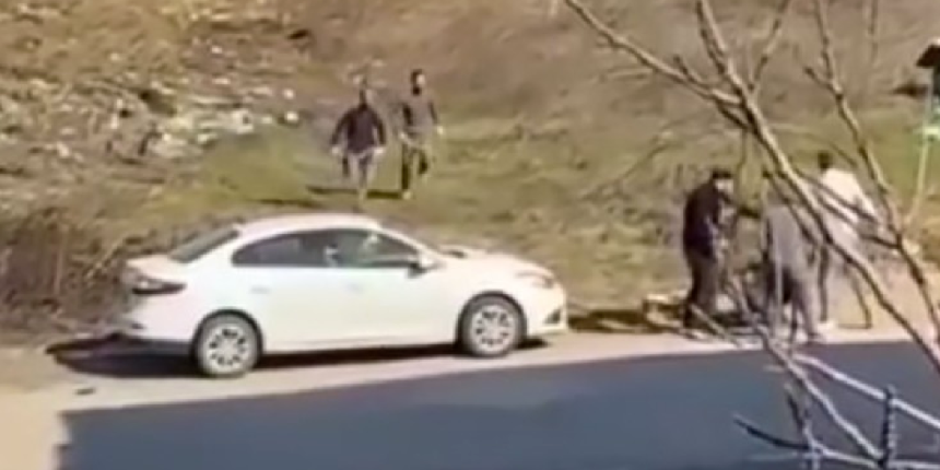 Eski ortakların korku dolu silahlı çatışma görüntüleri ortaya çıktı
