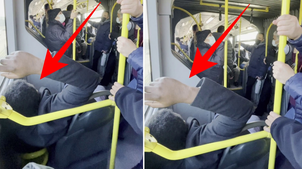 Metrobüste koronavirüs paniği: Terleyen ve öksüren yolcu aniden bayıldı!