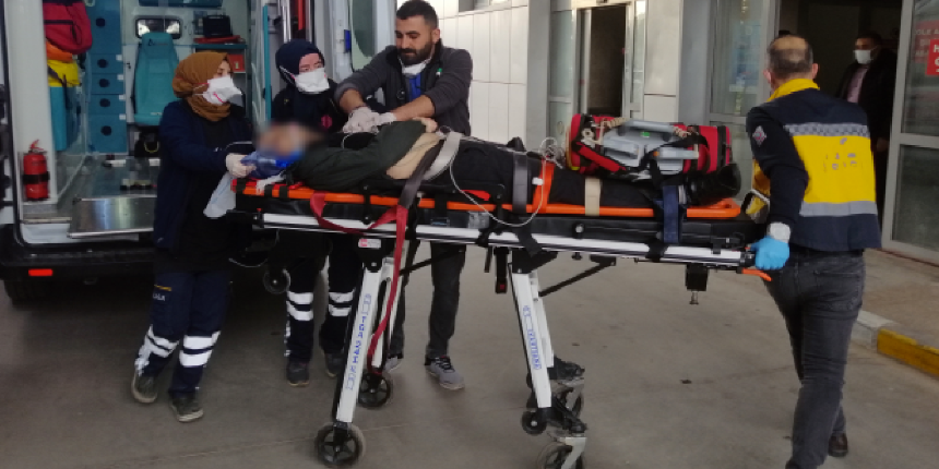 Evli çift süpermarkette kurşunların hedefi oldu