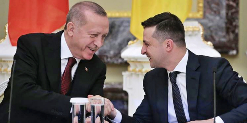 Zelenskiy: Ukrayna'nın yanında olduğu için Erdoğan'a minnettarım