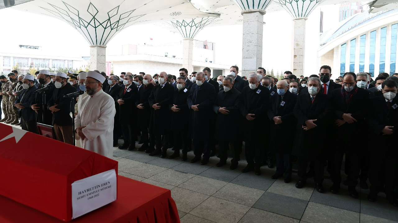 Cumhurbaşkanı Erdoğan, Senegal'de şehit olan Özel Harekat Şube Müdürü Eren'in cenaze namazına katıldı