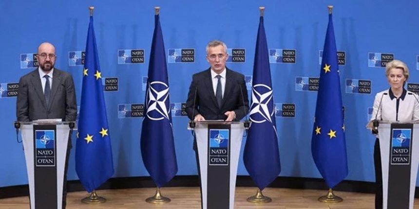 AB ve NATO'dan ortak açıklama: Yaptırımlar Rusya ekonomisini ciddi şekilde yıpratacak
