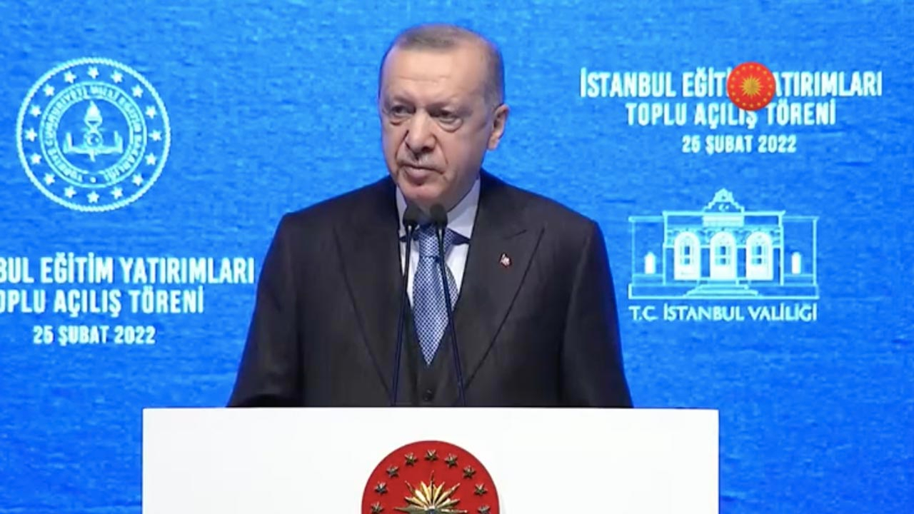 Cumhurbaşkanı Erdoğan:  Eğitime harcanan bütçe 274 milyar lirayı aştı