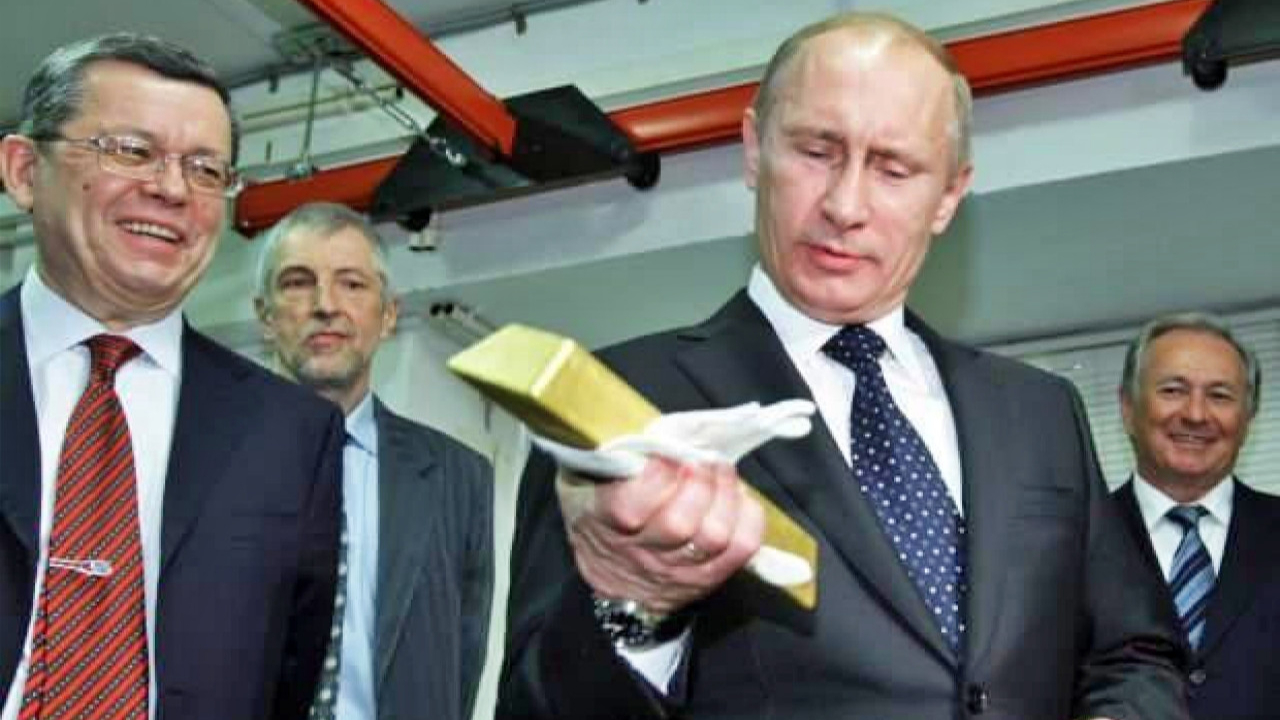 Putin, ekonomik yaptırımlara karşı çok önceden önlem almış: Stokladığı altın ve döviz miktarı dudak uçuklattı!...