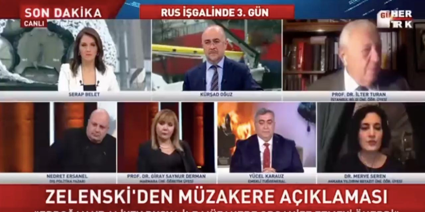 Canlı yayında ilginç anlar: "Kız gevezenin teki" dedi