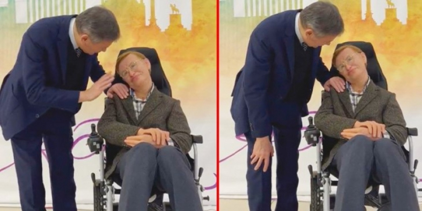 Melih Gökçek'ten Hawking'in mum heykeline: Rabbimi inkar ediyordun, şimdi hesap veriyorsun